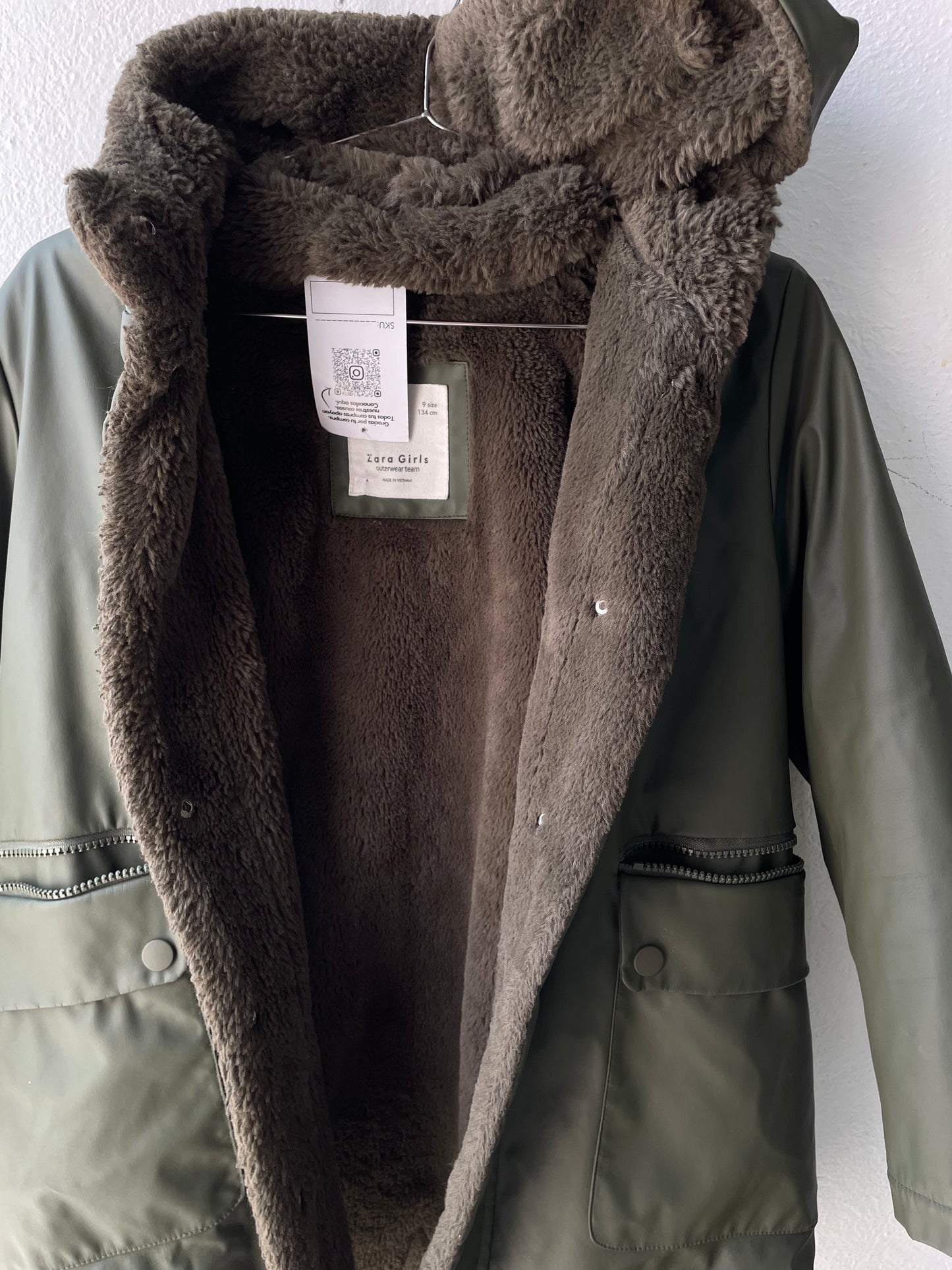 CHAMARRA ZARA GIRLS 9años